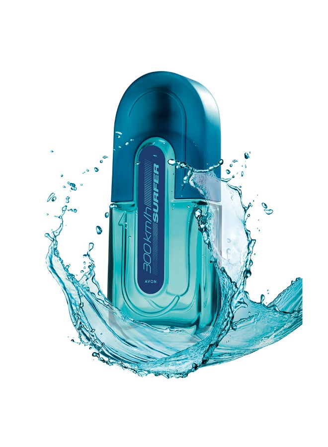 AVON Full Speed Surfer Eau De Toilette Clear 75ml - Image 3