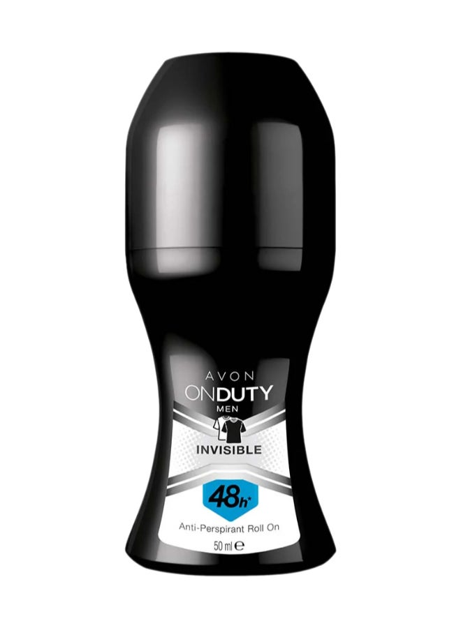 آفون On Duty Men’S Invisible 48 Clear 50ml