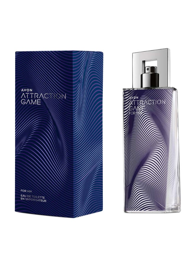 AVON Attraction Game For Him Eau De Toilette Clear 75ml - Image 2