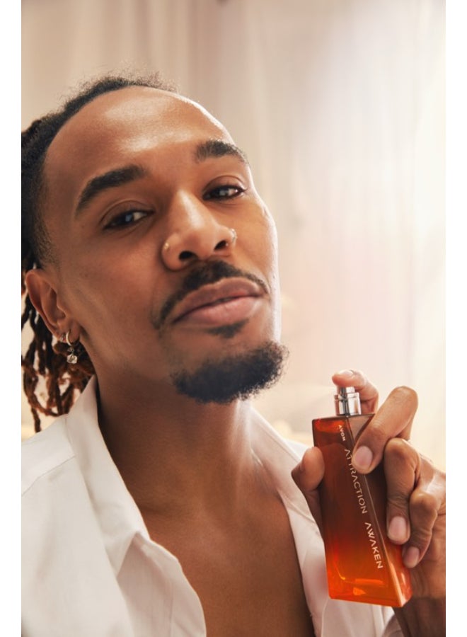 آفون Attraction Awaken For Him Eau De Toilette Clear 75ml - Image 3