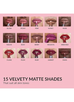 آفون Hydramatic Matte Lipstick With A Hydrating Hyaluronic Core Hydra Rosy  - Image 4