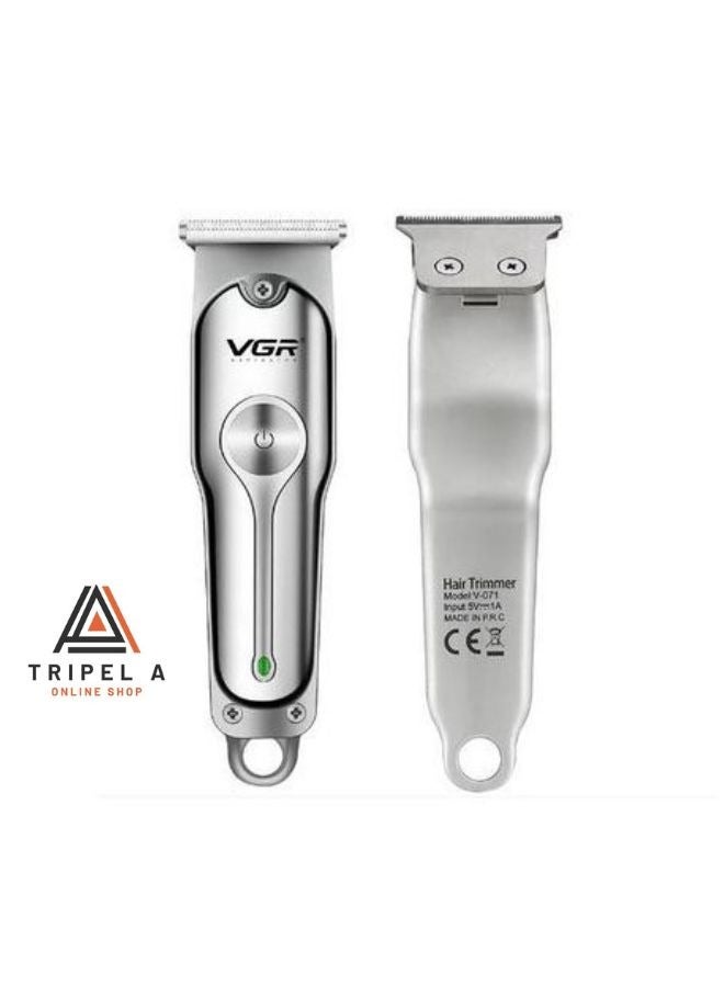 VGR V-071-Rechargeable  Hair Trimmer Silver  - Image 4