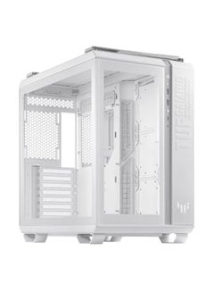 ASUS TUF Gaming GT502 PLUS PC Case, Dual Chamber Chassis, Supports 360mm Radiator, Up To 13 Fans, Discrete ARGB HUB, Fully Modular Design | 90DC0090-B19010 White  - Image 1