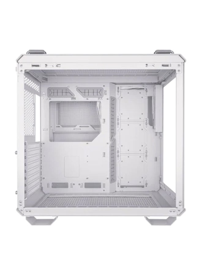 ASUS - TUF Gaming GT502 PLUS PC Case, Dual Chamber Chassis, Supports 360mm Radiator, Up To 13 Fans, Discrete ARGB HUB, Fully Modular Design | 90DC0090-B19010 White - Image 1
