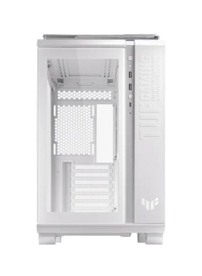ASUS - TUF Gaming GT502 PLUS PC Case, Dual Chamber Chassis, Supports 360mm Radiator, Up To 13 Fans, Discrete ARGB HUB, Fully Modular Design | 90DC0090-B19010 White - Image 1