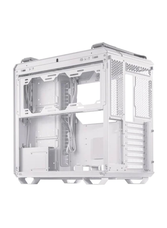 ASUS - TUF Gaming GT502 PLUS PC Case, Dual Chamber Chassis, Supports 360mm Radiator, Up To 13 Fans, Discrete ARGB HUB, Fully Modular Design | 90DC0090-B19010 White - Image 1