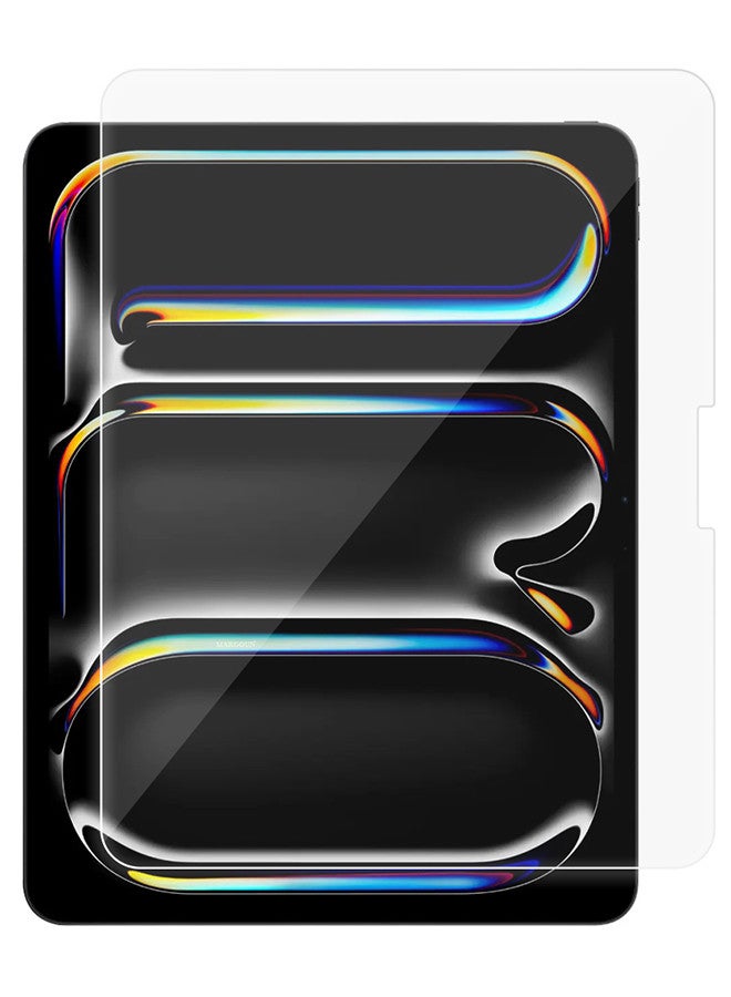 MARGOUN for Apple iPad Air 13 2024 M2 Premium Screen Protector Tempered Glass 13 inch Clear - Image 1