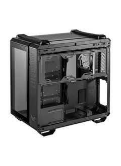 أسوس حافظة كمبيوتر TUF Gaming GT502 PLUS، هيكل مزدوج الغرفة، يدعم مبرد 360 مم، ما يصل إلى 13 مروحة، موزع aRGB منفصل، تصميم معياري بالكامل، GT502 PLUS/BLK/TG  - Image 5