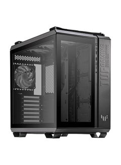 أسوس حافظة كمبيوتر TUF Gaming GT502 PLUS، هيكل مزدوج الغرفة، يدعم مبرد 360 مم، ما يصل إلى 13 مروحة، موزع aRGB منفصل، تصميم معياري بالكامل، GT502 PLUS/BLK/TG  - Image 1