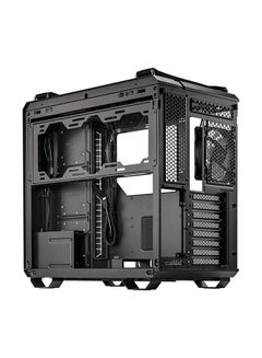 أسوس حافظة كمبيوتر TUF Gaming GT502 PLUS، هيكل مزدوج الغرفة، يدعم مبرد 360 مم، ما يصل إلى 13 مروحة، موزع aRGB منفصل، تصميم معياري بالكامل، GT502 PLUS/BLK/TG  - Image 4