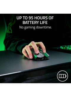 RAZER Viper V3 Pro Wireless/Wired Gaming Mouse, 54g Lightweight Design, 35K Gen 2 DPI Optical Sensor, Up To 95H Battery Life, Optical Mouse Switches Gen 3, White | RZ01-05120200-R3G1 White  - Image 3