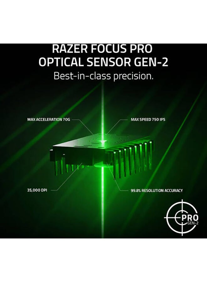 RAZER - Viper V3 Pro Wireless/Wired Gaming Mouse, 54g Lightweight Design, 35K Gen 2 DPI Optical Sensor, Up To 95H Battery Life, Optical Mouse Switches Gen 3, White | RZ01-05120200-R3G1 White - Image 1
