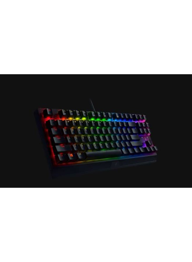 RAZER BlackWidow V3 TKL, Razer Green Switches Clicky and Tactile, ABS Keycaps, RGB | RZ03-03490100-R3M1 Black  - Image 2