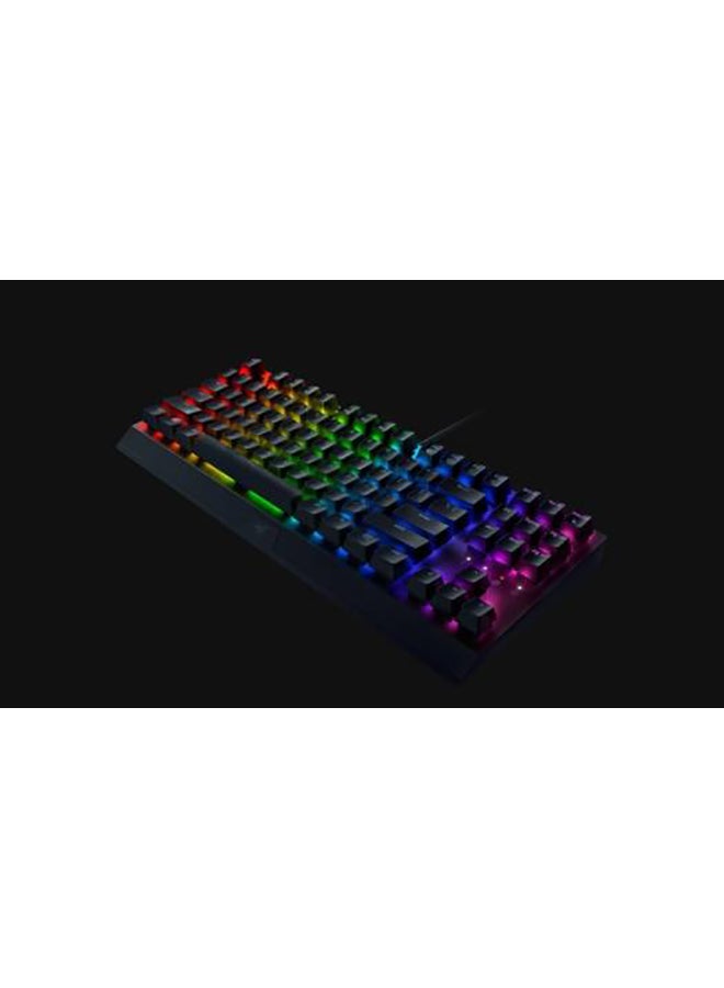 RAZER BlackWidow V3 TKL, Razer Green Switches Clicky and Tactile, ABS Keycaps, RGB | RZ03-03490100-R3M1 Black  - Image 3