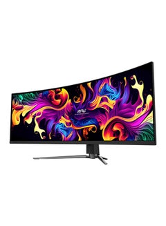 MSI 49 inch MPG 491CQP Curve Gaming Monitor, DQHD QD-OLED Display, 144Hz Refresh Rate, 0.03ms (GtG) Response Time, Adaptive-Sync Technology, 1.07b Display Colors, Black | 491CQP-QD-OLED Black  - Image 3