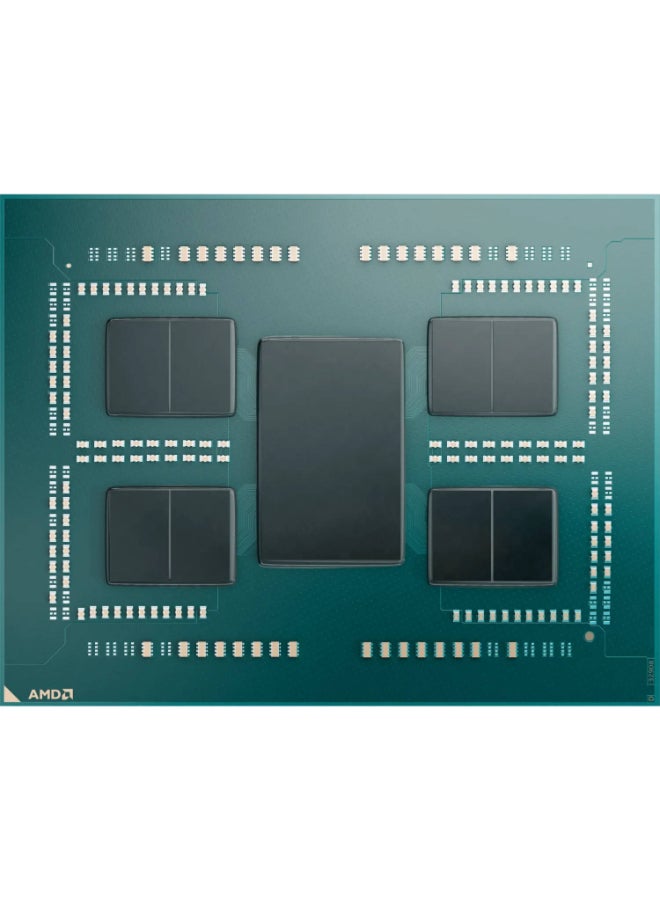 AMD - Ryzen Threadripper 7980X 3.2GHz sTR5 Processor, 64 Cores & 128 Threads, 5.1GHz Max Turbo Frequency, 256MB L3 Cache, 4CH-DDR5-5200 ECC Memory Max. 1TB, AMD Zen 4 Arc | 100-100001350WOF - Image 1
