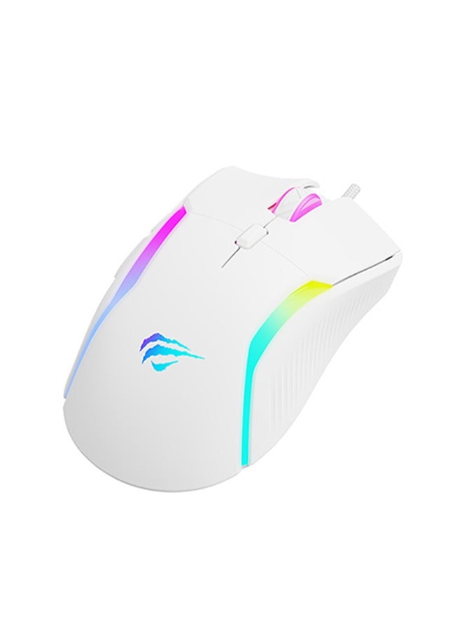 Wired Gaming Mouse with 6 Dynamic RGB Lighting Effects, 9 Programmable Buttons, Removable Weight, for PC/Mac/Laptop/Gamers