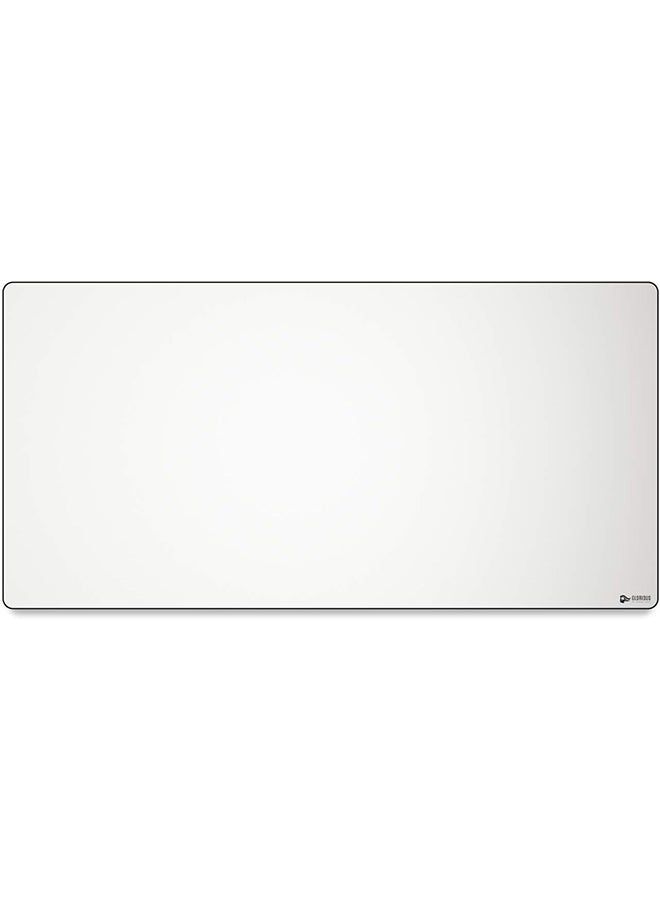 Glorious - Glorious PC Gaming Race Glorious 3XL Extended Gaming Mouse Mat/Pad - Large, Wide (3XL Extended) White Cloth Mousepad, Stitched Edges | 24"x48" (GW-3XL) - Image 1