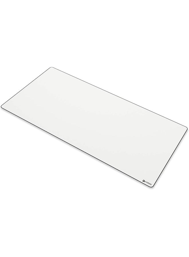 Glorious - Glorious PC Gaming Race Glorious 3XL Extended Gaming Mouse Mat/Pad - Large, Wide (3XL Extended) White Cloth Mousepad, Stitched Edges | 24"x48" (GW-3XL) - Image 1
