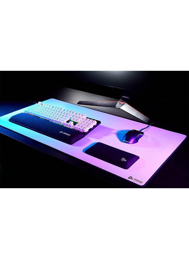 Glorious - Glorious PC Gaming Race Glorious 3XL Extended Gaming Mouse Mat/Pad - Large, Wide (3XL Extended) White Cloth Mousepad, Stitched Edges | 24"x48" (GW-3XL) - Image 1