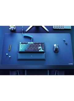 جلوريوس GPBT Celestial Ice Keycaps - Premium Cherry-Profile 114 Keys Set with Bright Blue & Deep Navy Blue Gradient Design - Durable, Readable, Compatible with GMMK Models & Standard Keyboards  - Image 2