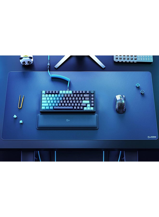 جلوريوس - GPBT Celestial Ice Keycaps - Premium Cherry-Profile 114 Keys Set with Bright Blue & Deep Navy Blue Gradient Design - Durable, Readable, Compatible with GMMK Models & Standard Keyboards - Image 1