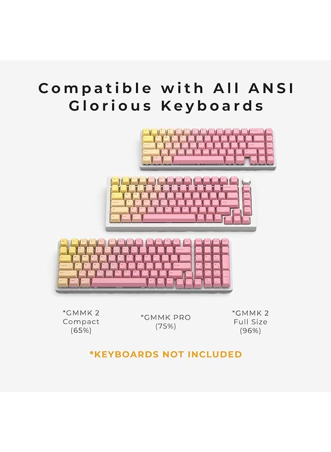 Glorious GPBT Grapefruit Keycaps - Image 5
