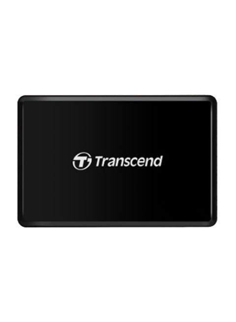 TS-RDF8K2 Card Reader for all the popular card types, SD /microSD/CompactFlash, USB Type-A for great device compatibility, Compact power, RecoveRx software Black