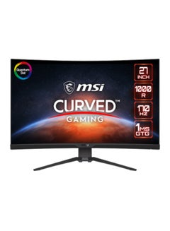 MAG 275CQRF-QD 27" Curved Gaming Monitor, 2560x1440 (WQHD), 170Hz, 1ms (GTG), AMD FreeSync, VA Panel, 1000R Curvature, Anti-Glare, Adjustable Stand (Ergonomic) | 9S6-3CD24T-011 Black
