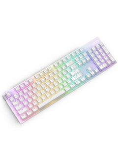 NZXT NZXT Function 2 | Full-Size Optical Gaming Keyboard | 8K Polling Rate | Linear Optical Switches | Adjustable Actuation | Double-Shot PBT Keycaps | RGB | Hot-Swappable | Wrist Rest | White  - Image 4