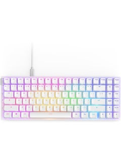 NZXT NZXT Function 2 MiniTKL, Compact Tenkeyless Optical Gaming Keyboard, 8K Polling Rate, Linear Optical Switches, Adjustable Actuation, Double-Shot PBT Keycaps, RGB, Hot-Swappable, White  - Image 1