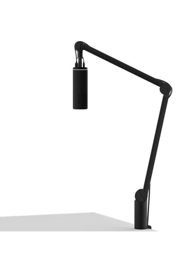 NZXT - Boom Arm Low Noise Microphone, Thread US Standard 5/8", Discreetly Store USB & XLR Cables, Smooth and Silent, Cable Channel Covers, Black | AP-BOOMA-B1 - Image 1