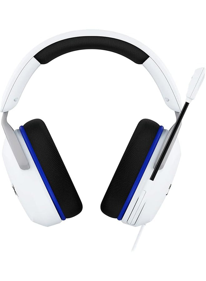 HYPERX - HyperX Cloud Stinger 2 Core - Gaming Headset for Playstation, Lightweight Over-Ear Headset with mic, Swivel-to-Mute Function, 40mm Drivers - White - Image 1