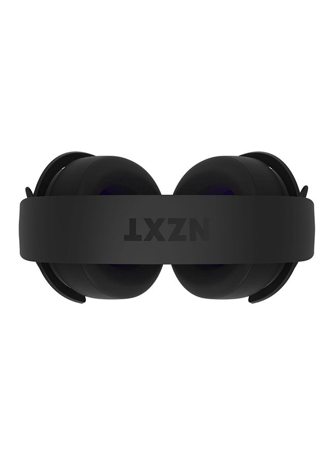 ان زد اكس تي NZXT Relay Wired PC Gaming Headset - Hi-Res Audio Certified - DTS Headphone:X - 7.1 Surround Sound - Lightweight & Comfortable Design - Detachable Microphone - CAM Software - Black - Image 4