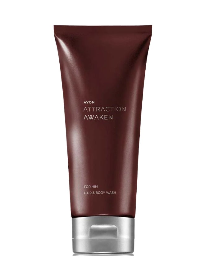 AVON Attraction Awaken For Him Hair & Body Wash 