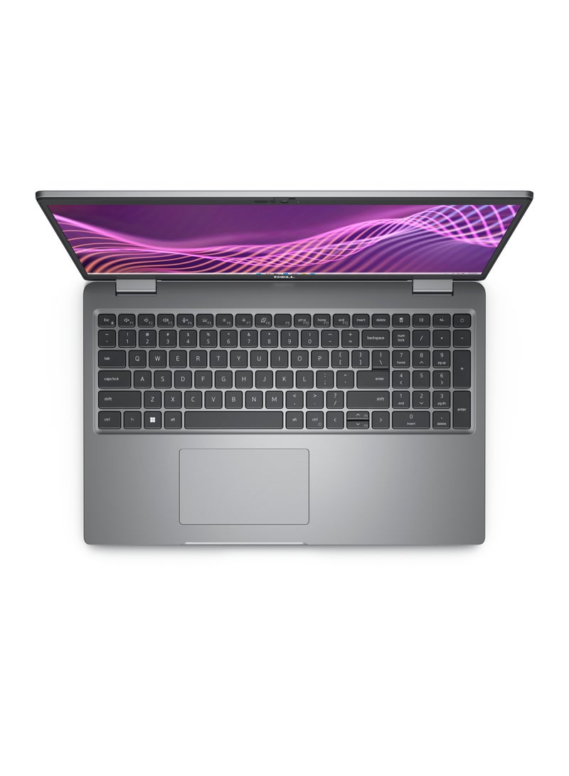 DELL Latitude 5540 Laptop With 15.6-Inch FHD Display, Core i5-1335U Processor/8GB RAM/512GB SSD/Intel Iris Xe Graphics/DOS(Without Windows) English/Arabic Grey  - Image 4