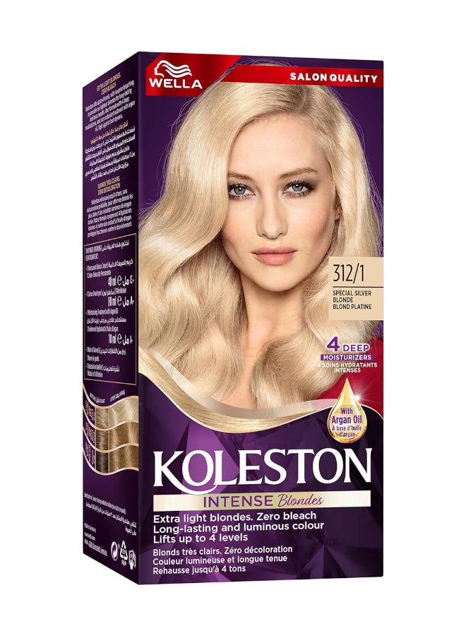 WELLA Intense Blondes Hair Color 312/1 Special Silver Blonde  - Image 1