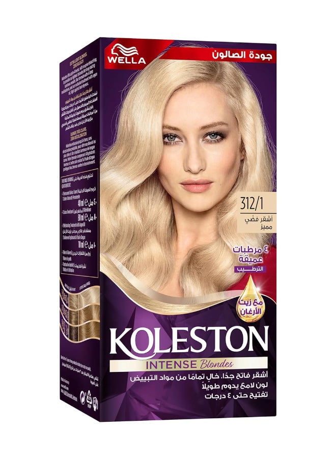 WELLA Intense Blondes Hair Color 312/1 Special Silver Blonde  - Image 2