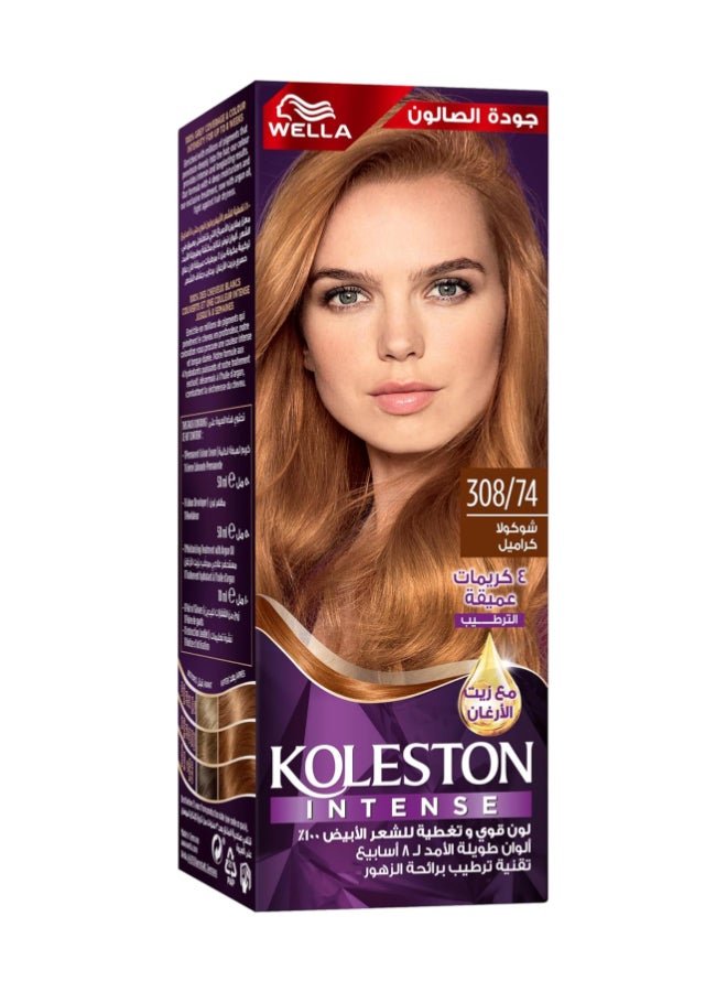 WELLA Intense Hair Color 308/74 Caramel Chocolate  - Image 2