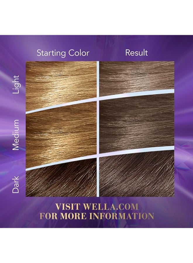 WELLA Supreme Hair Color Infinite Glow Ash 7/18 Illuminated Medium Pearl Blonde  - Image 4