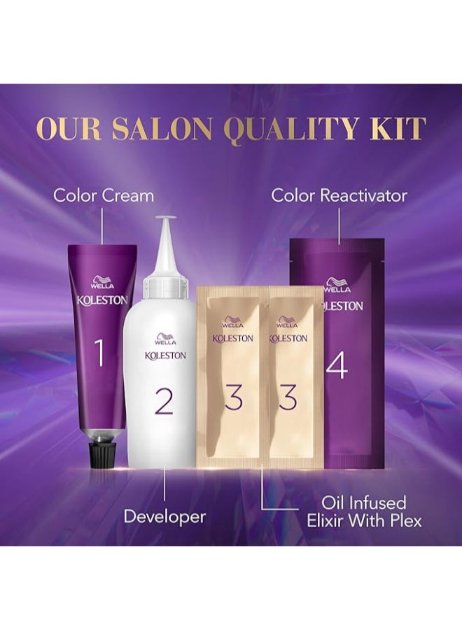 WELLA Supreme Hair Color Infinite Glow Ash 7/18 Illuminated Medium Pearl Blonde  - Image 5
