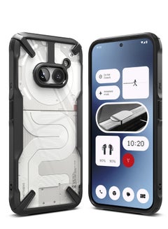 Ringke Fusion-X Compatible With Nothing Phone 2A Case , Anti-Scratch Dual Coating Advanced Rugged Hybrid Heavy Duty Bumper Phone Case Cover - Black  - Image 1
