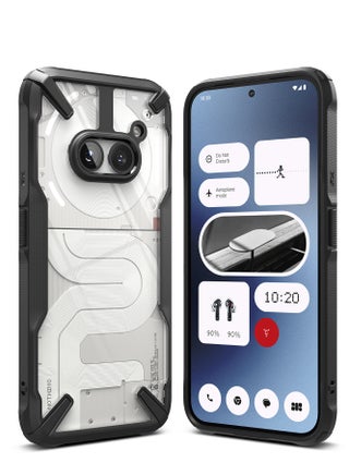 Fusion-X Compatible With Nothing Phone 2A Case , Anti-Scratch Dual Coating Advanced Rugged Hybrid Heavy Duty Bumper Phone Case Cover - Black - pnsku/N70086449V/45/_/1718859792/4f57770f-5367-474e-80d4-eb1cc0f7c34e