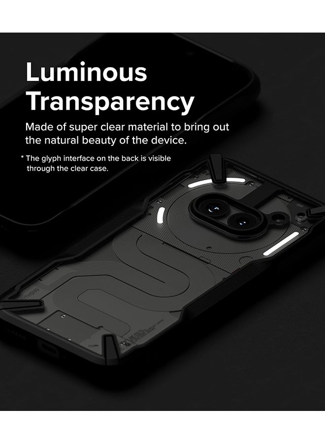 Ringke Fusion-X Compatible With Nothing Phone 2A Case , Anti-Scratch Dual Coating Advanced Rugged Hybrid Heavy Duty Bumper Phone Case Cover - Black  - Image 2