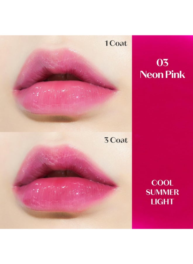 ETUDE HOUSE (G)Dear Darling Oil Tint #3 Neon Pink  - Image 2