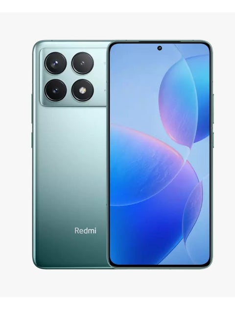 Redmi K70 Smartphone - Green, 16GB RAM + 512GB Storage, 5000mAh Battery, 50MP + 8MP + 2MP Rear Camera, 16MP Front Camera, NFC, Optical Under-Screen Fingerprint, 5G Dual SIM (Chinese Version)
