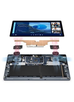 DELL Latitude 7350 3K Detachable Core Ultra 7 164U, 16 GB Ram, 512 SSD, Windows 11 Pro, 1 Year Warranty, with Keyboard & Pen English Grey  - Image 3