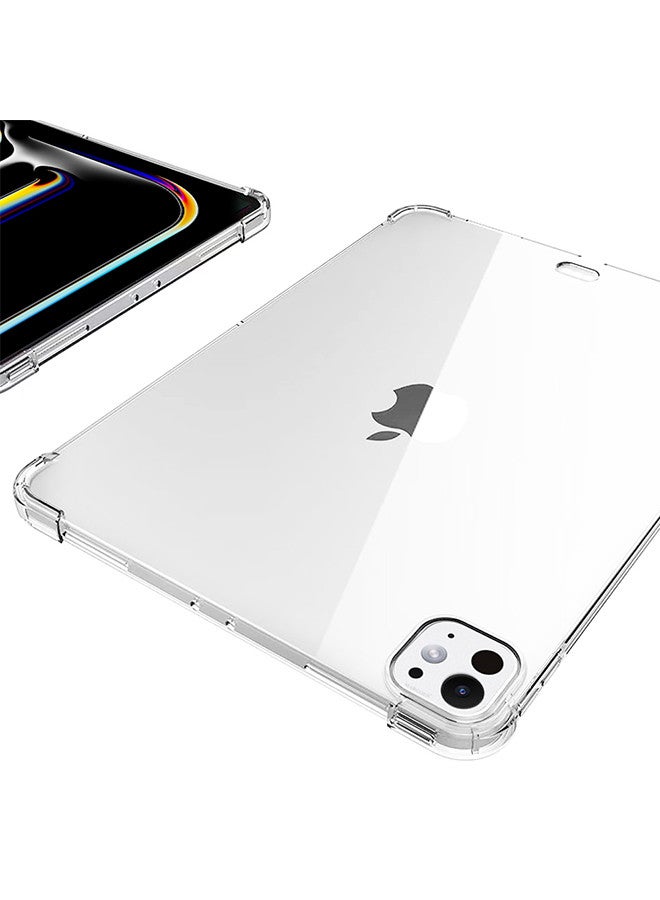 مارجون [لـ iPad Pro 13 2024Clear] غلاف TPU مقاوم للصدمات شفاف يمتص الصدمات - Image 3