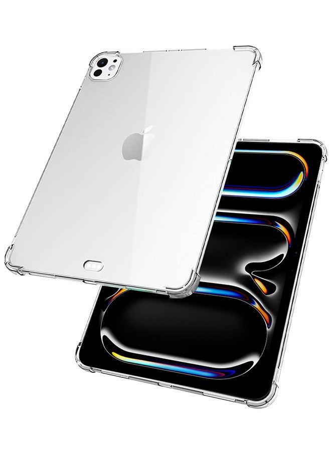 مارجون [لـ iPad Pro 13 2024Clear] غلاف TPU مقاوم للصدمات شفاف يمتص الصدمات - Image 2