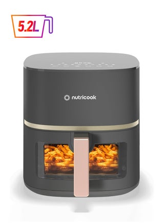 Air Fryer Essentials Vision, 5.2L Capacity, 1500W, 10 Presets, Clear Window with Light, Pro-Cyclone Technology, Healthy Frying, Digital Touchscreen, Sleek Design, 2-Year Warranty 5.2 L 1500 W AFE152V-RG Grey - pnsku/N70086524V/45/_/1739808186/4e130311-3956-4072-90ad-57032cd70dcf